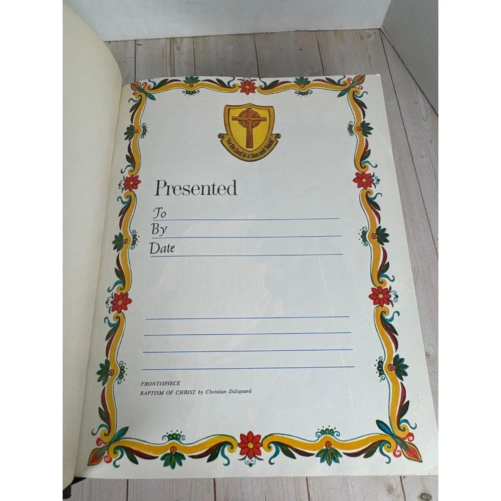 Holy Bible KJV Family Altar Red Letter Edition Crusade Bible Publishers